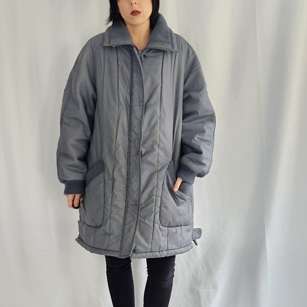 80s‎ Blue Winter Coat